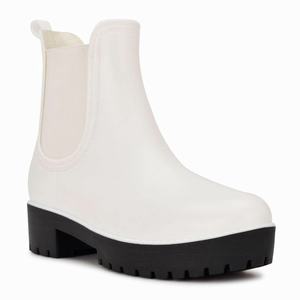 Nine West Rainy Chelsea Regenlaarzen Wit Nederland | PAF-130295